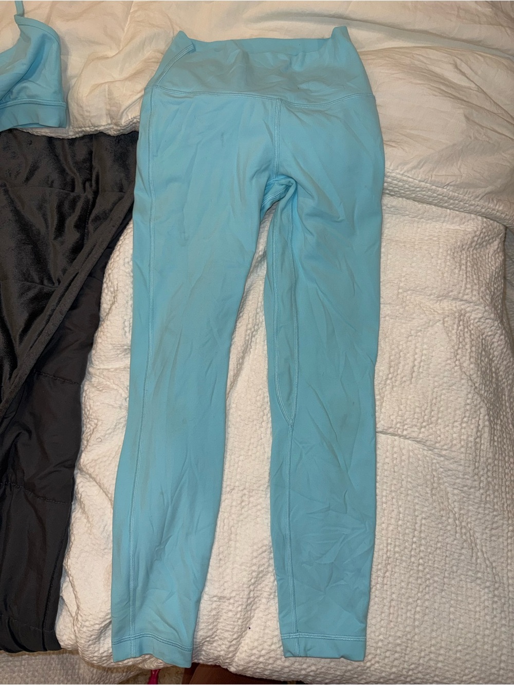 Bright Blue lululemon double lined align leggings 25in inseam